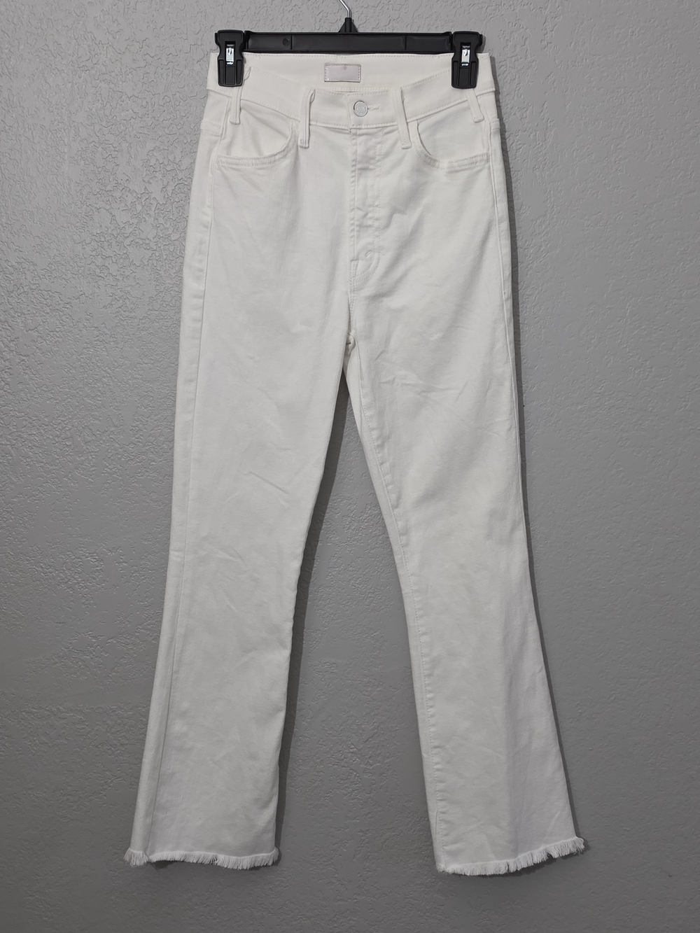 MOTHER The Hustler Ankle Fray Fairest Of Them All High Rise Stretch Women 24